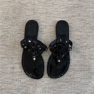 Tory Burch Patent Leather Miller Sandals